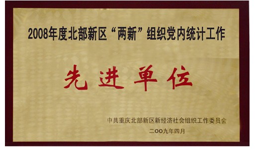 “兩新”組織黨內(nèi)統計(jì)工(gōng)作(zuò)先進單位